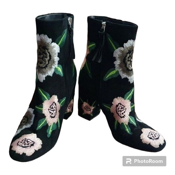 Rebecca Minkoff Embroidered Booty Sze 9,5 - Picture 2 of 13